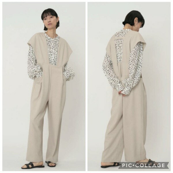 【予約販売】CHIGNON(シニヨン)/ワイドドレープコンビネゾン(2月中入荷予定)のサムネイル