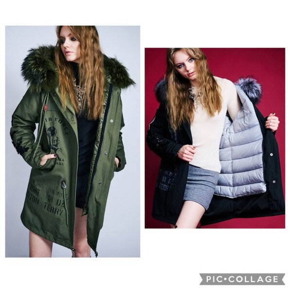 【予約販売】COOLA(クーラ)/COOLA Logo Liner Padded 2way Military Coat(11月上入荷予定)のサムネイル