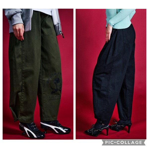 【予約販売】COOLA(クーラ)/COOLA BASE Cotton Wide Snap Pants(10月中入荷予定)のサムネイル