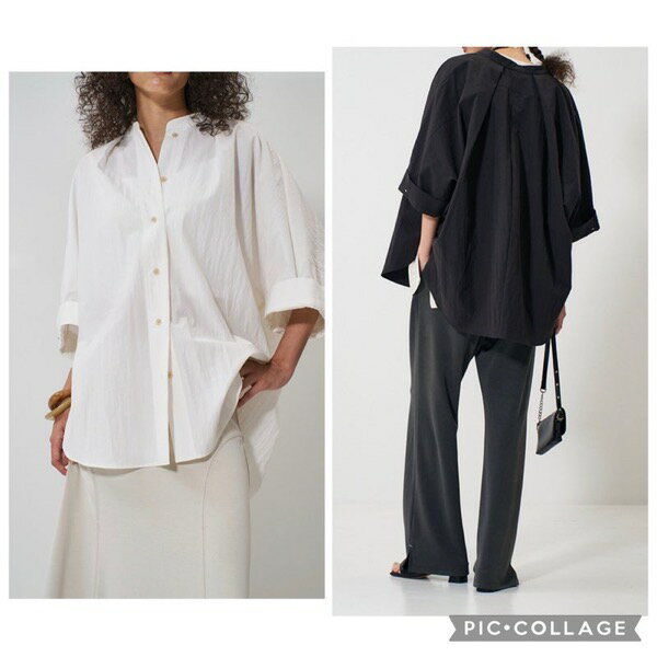 YENN(イエン)/ROUND FORM SHIRT(8月下旬入荷予定)
