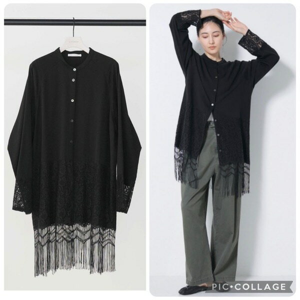 CHIGNON(シニヨン)/フリンジレースラグランSH(8月中入荷予定)