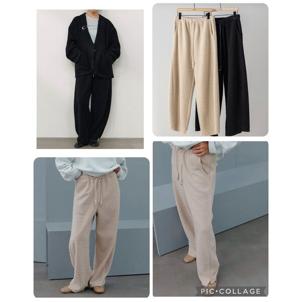 YENN(イエン)/COZY TEXTURE PANTS(11月中入荷予定)