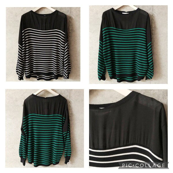 Rosiee(ロージー)/ボーダー切替トップスのサムネイル