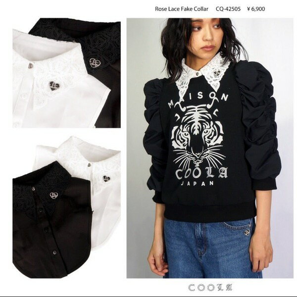 COOLA(クーラ)/Rose Lace Fake Collar