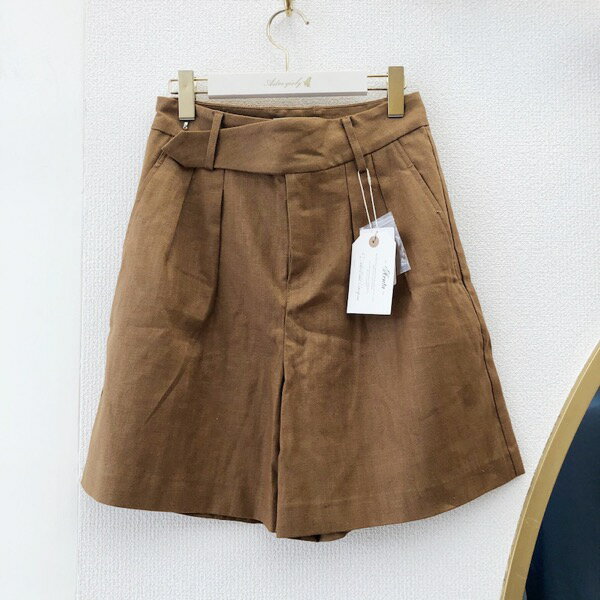 Cotton - 【11000→5500】Acuta(アクータ)/綿麻ショートパンツ