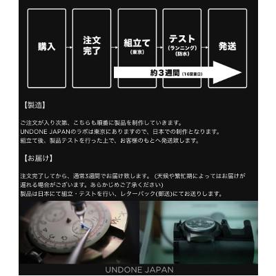 UNDONE URBAN Skipper メカクォーツ 腕時計 【 ブラック PVDコーティング コーデュラベルト サンド】 UNDONE URBAN Skipper メカクォーツ 腕時計 【 ブラック PVDコーティング コーデュラベルト サンド】