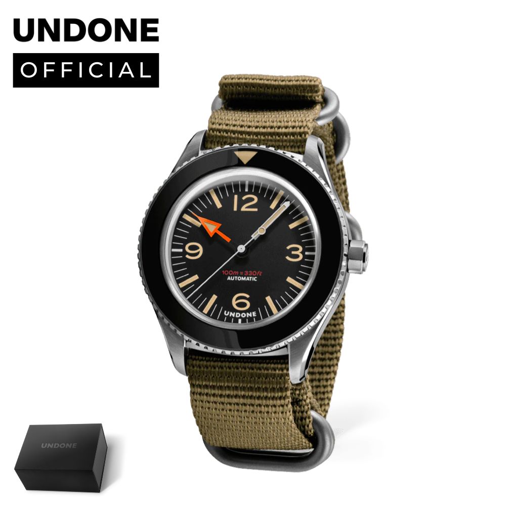 UNDONE 腕時計 Basecamp ベースキャンプ【Classic Original 文字盤ブラック】オーダーメイド カスタム腕時計