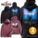 ホリスター メンズ プリントロゴグラフィック フーディー プルオーバーパーカー バックプリント アウトドア Hollister Logo Graphic Hoodie 2カラー ●ブラック ●ダークモーブ