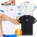 ホリスター メンズ プリント スポーツロゴグラフィック半袖Tシャツ Hollister Sport Logo Graphic Tee 2カラー：●ホワイト、●ブラック