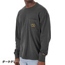 アバクロンビー＆フィッチ メンズ グラフィック 胸ポケット付長袖Tシャツ Abercrombie&Fitch Long-Sleeve Logo Tee ロンTee 2カラー：ダークグレー、ブラウン