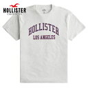 ホリスター メンズ プリント バーシティーロゴ グラフィック半袖Tシャツ リラックスフィット Hollister Varsity Logo Graphic Tee ヘザーグレー