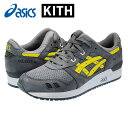 キス ロニー・ファイグ x アシックス ゲルライト3 リマスタード スーパーイエロー Kith Ronnie Fieg × ASICS Gel-Lyte III Remastered “Super Yellow” WILD DOVE/BLAZING YELLOW グレー/イエロー 1201A810-020