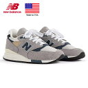 ニューバランス New Balance U998TA Grey Day エメ レオン ドレ テディ サンティス Aime Leon Dore Teddy Santis width:D Made in USA Collection アメリカ製 ナイロンメッシュ/スウェード グレー/ネイビー メンズサイズ