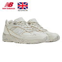 ニューバランス New Balance M991OW Contemporary Luxe width:D Made in England UK イングランド レザー オフホワイト アイボリー ライトベ