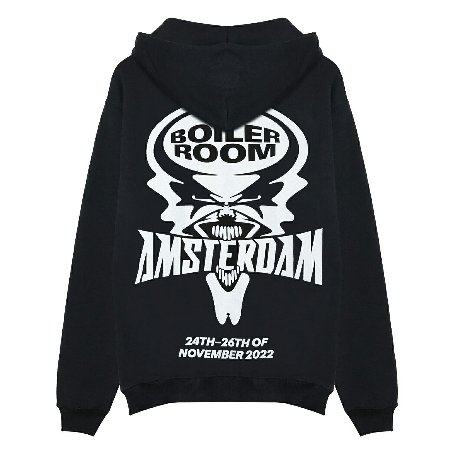 [90%OFF SALE] BOILER ROOM (ܥ顼 롼) BOILER ROOM AMSTERDAM HOOD (BLACK) [ܥ顼롼 ץ륪Сաǥ ѡ å  ֥  ǥ ˥å] [֥å]