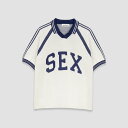 CARNE BOLLENTE | CAPTAIN KINKY (CREAM/DARK BLUE) ニットポロ ポロシャツ サマーニット スポーティ トップス メ...