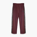 CARNE BOLLENTE | MAKE YOU WET (BURGUNDY) トラックパンツ スウェットパンツ ジャージ サイドライン ボトムス メンズ バ...