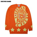 [ő90%OFF SALE] CHRISTOPHER SHANNON (NXgt@[ Vm) CS LOGO KNIT (ORANGE) [jbg Z[^[ S Y fB[X jZbNX] [IW]