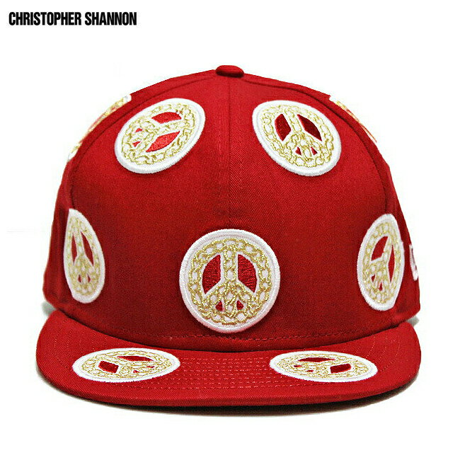 楽天UNEEK BASEMNT[最大90％OFF SALE] KIDDA BY CHRISTOPHER SHANNON （クリストファー シャノン） NEW ERA 59FIFTY CHAIN CAP （RED） [ニューエラ ベースボールキャップ キャップ コラボレーション 帽子 ブランド メンズ レディース ユニセックス] [レッド]