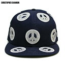  KIDDA BY CHRISTOPHER SHANNON (クリストファー シャノン) NEW ERA 59FIFTY CHAIN CAP (NAVY)  