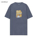 [ő90%OFF SALE] CRUWELF (N[EFt) PUNISHER TEE (BLUE GREY) [BIG PUN TVc Jbg\[ qbvzbv bv S Y fB[X jZbNX] [u[ O[]