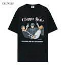 楽天UNEEK BASEMNT[最大90％OFF SALE] CRUWELF （クルーウェルフ） CHOPPA STYLE TEE （BLACK） [CHOPPA Tシャツ カットソー ヒップホップ ラップ ロゴ メンズ レディース ユニセックス] [ブラック]