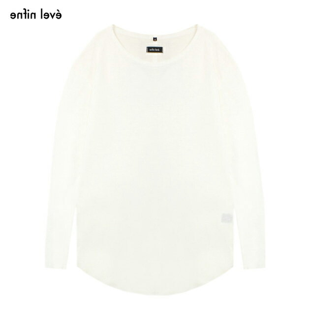 楽天UNEEK BASEMNTENFIN LEVE （アンフェン レーヴ） MERINO LONGSLEEVE （WHITE） [ロングスリーブ ニット セーター ウール メンズ レディース ユニセックス] [ホワイト]