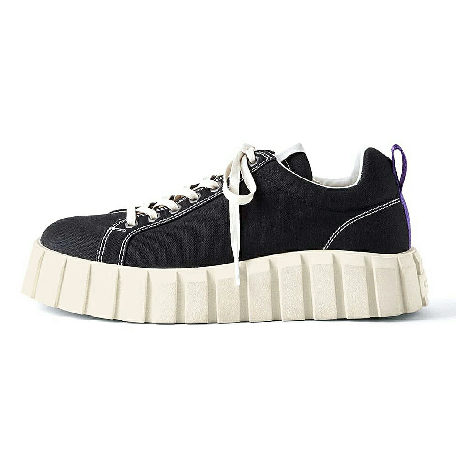 EYTYS (エイティーズ エイティス) ODESSA CANVAS SNEAKERS (BLACK) [オデッサ 厚底 靴 プラットフォームソール ローカット スニーカー ブランド メンズ レディース ユニセックス] [ブラック]