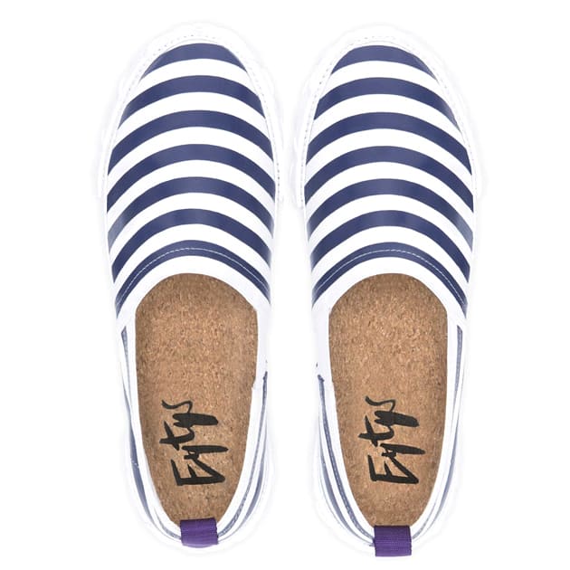 EYTYS (エイティーズ) VIPER SO CANVAS (WHITE/NAVY STRIPE) [バイパー ローカット スニーカー メンズ ユニセックス] [ホワイト/ネイビー ストライプ]