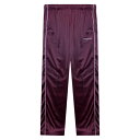  FASHION CRIMINAL LONDON (ファッション クリミナル ロンドン) FIG BUTTON TRACK PANTS (BURGUNDY)  