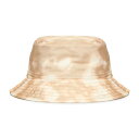 FASHION CRIMINAL LONDON (ファッション クリミナル ロンドン) PIGMENT SKIN BUCKET HAT (BEIGE) [バケットハット ナイロン ロゴ メンズ レディース ユニセックス] [ベージュ]