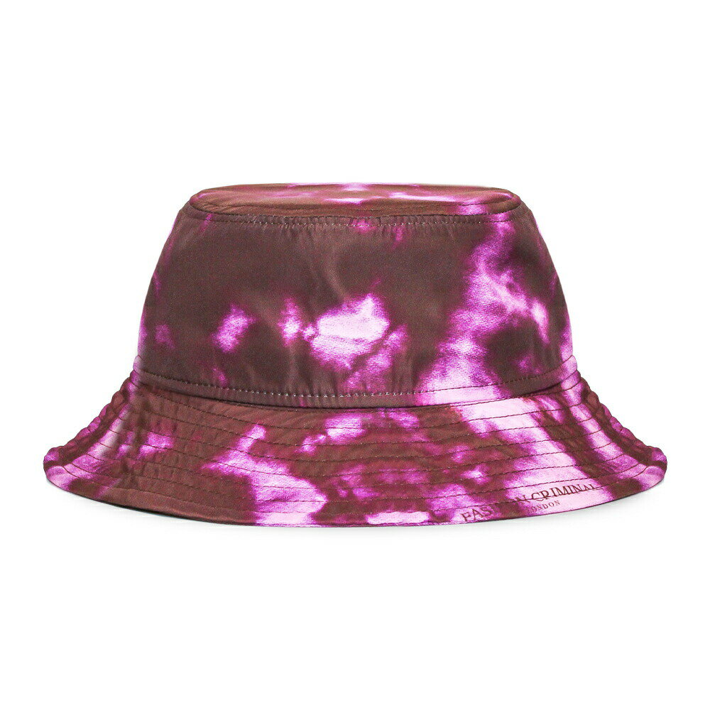 FASHION CRIMINAL LONDON ファッション クリミナル ロンドン PINK CHOCOLATE BUCKET HAT PINK/CHOCOLATE [バケットハット ナイロン ロゴ メンズ レディース ユニセックス] [ピンク/チョコレー…