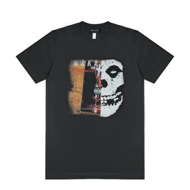  HEIRS (ヘアーズ) 2PAC / MAKAVELI x MISFITS TEE (BLACK)  