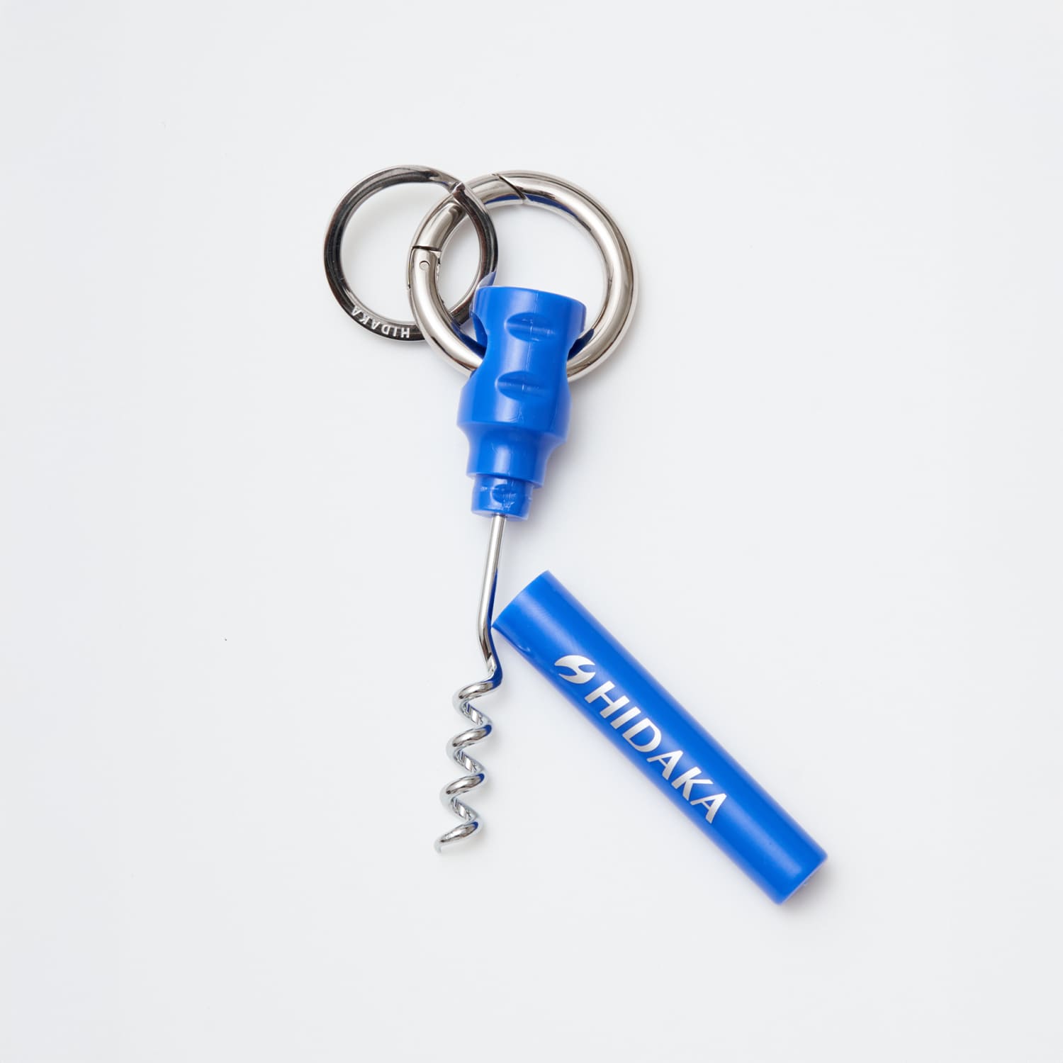 UNEEK BASEMNTのHIDAKA | OPENER KEY CHARM (BLUE) ワインオープナー コルクスクリュー キーチャーム キーリング キーホルダー ブルー｜アングル3