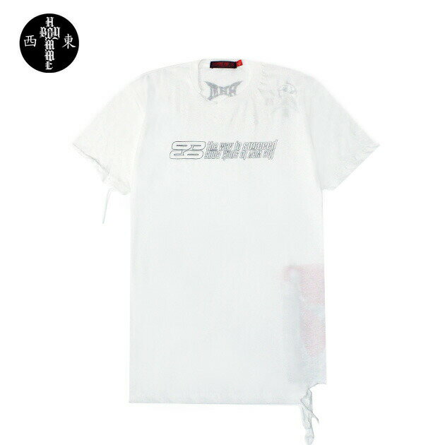 最大90 OFF SALE HOMME BOY (オム ボーイ) TEE. 22B ‘69’ DISTRESSED (WHITE) Tシャツ カットソー ロゴ ダメージ ヴィンテージ メンズ レディース ユニセックス ホワイト