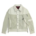 HOMME BOY (I {[C) MOD. 2A CONTRAST TRUCKER JACKET (BEIGE) [gbJ[WPbg AE^[ U[ uh Y fB[X jZbNX] [x[W]