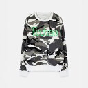 ICE & TECHNO | TECHNO CAMO SWEATSHIRT (WHITE) クルーネック トレーナー スウェットシャツ カモフラージュ トップス...