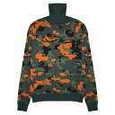 [ő90%OFF SALE] ICE & TECHNO (ACX Ah eNm) DIGITAL CAMO HIGH NECK SWEATER (ORANGE) [jbg Z[^[ nClbN ^[glbN uh Y fB[X jZbNX] [IW J]