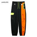 [ő90%OFF SALE] LANDLORD NEW YORK (h[h) SPACE COLONY TRACK PANTS (MULTI/BLACK) [gbNpc pV[gpc iC ~^[ Y fB[X jZbNX] [}`/ubN]