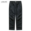 [ő90%OFF SALE] LANDLORD NEW YORK (h[h) LL NYLON DENIM PANTS (BLACK) [iCpc W[Y Y fB[X jZbNX] [ubN]