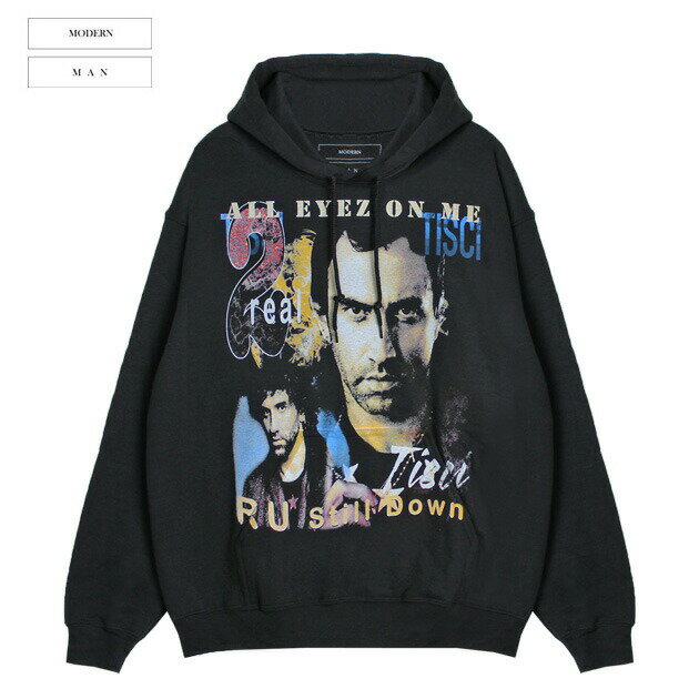 最大90 OFF SALE MODERN MAN (モダン マン) RICCARDO TISCI VISITE A CAPUCHE HOODIE (BLACK) プルオーバーフーディ パーカー スウェット メンズ レディース ユニセックス ブラック