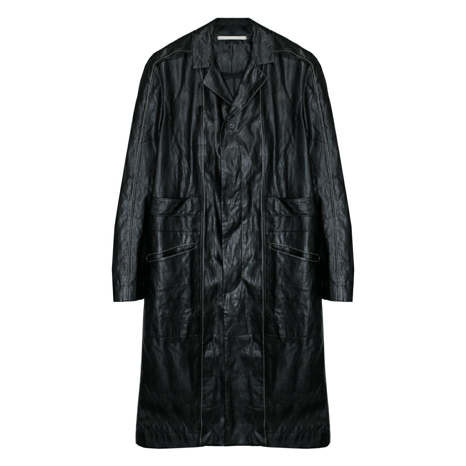 楽天UNEEK BASEMNT[最大90％OFF SALE] NASHE HALLIE （ナシェ） OUR COAT （BLACK） [レザーコート トレンチコート アウター モード ブランド ブランド メンズ レディース ユニセックス] [ブラック]