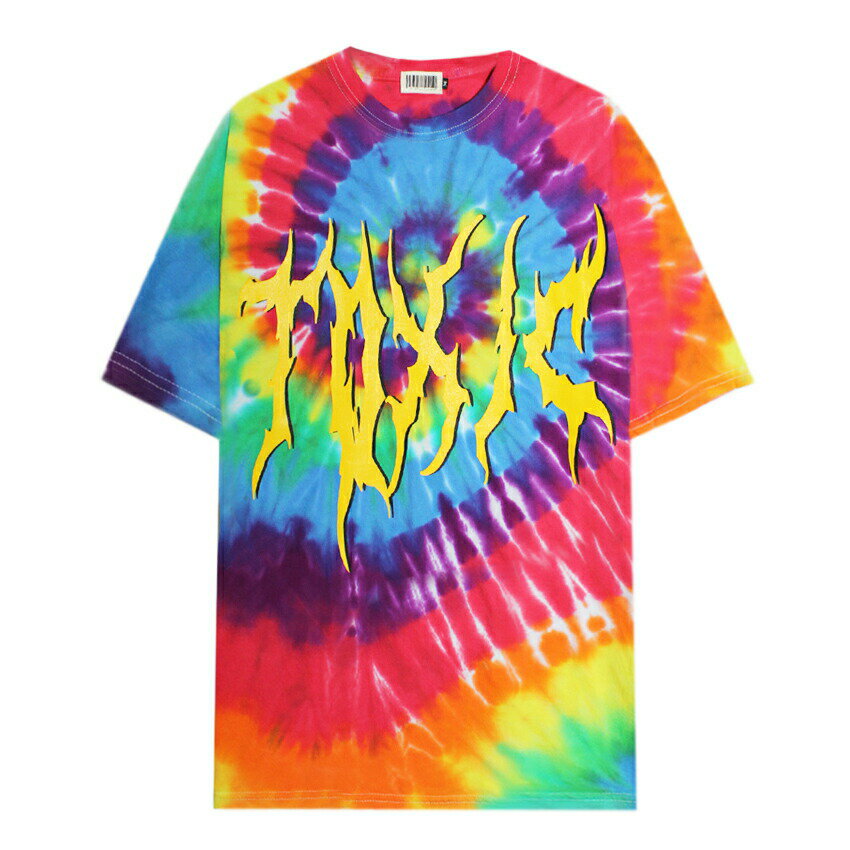 最大90 OFF SALE NINETY-TWO (ナインティ ツー) TOXIC TIEDYE T-SHIRT (YELLOW) Tシャツ カットソー タイダイ ロゴ メンズ レディース ユニセックス イエロー