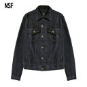 最大90 OFF SALE NSF CLOTHING (エヌエスエフ) ADAM DENIM JACKET (BLACK) デニムジャケット ジーンズ Gジャン アウター ダメージ ヴィンテージ ブランド メンズ レディース ユニセックス ブラック