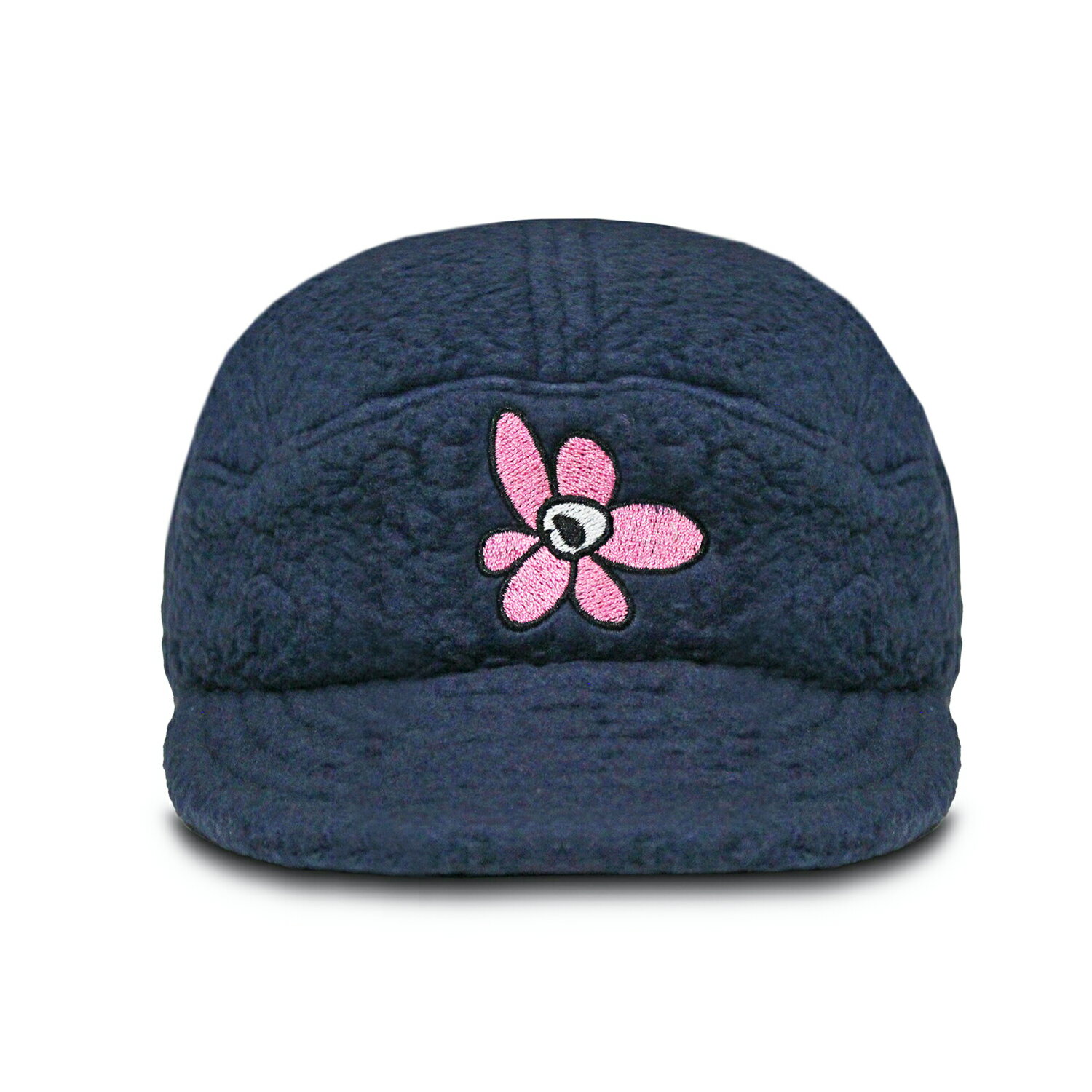  P.A.M. / PERKS AND MINI (パム / パークス アンド ミニ) RECYCLED SHEARLING 4 PANEL CAP (NAVY)  