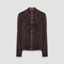 P.A.M. / PERKS AND MINI | STEADFAST ZIP THROUGH KNIT (RED) PAM パム ジップアップニット ハイネッ...