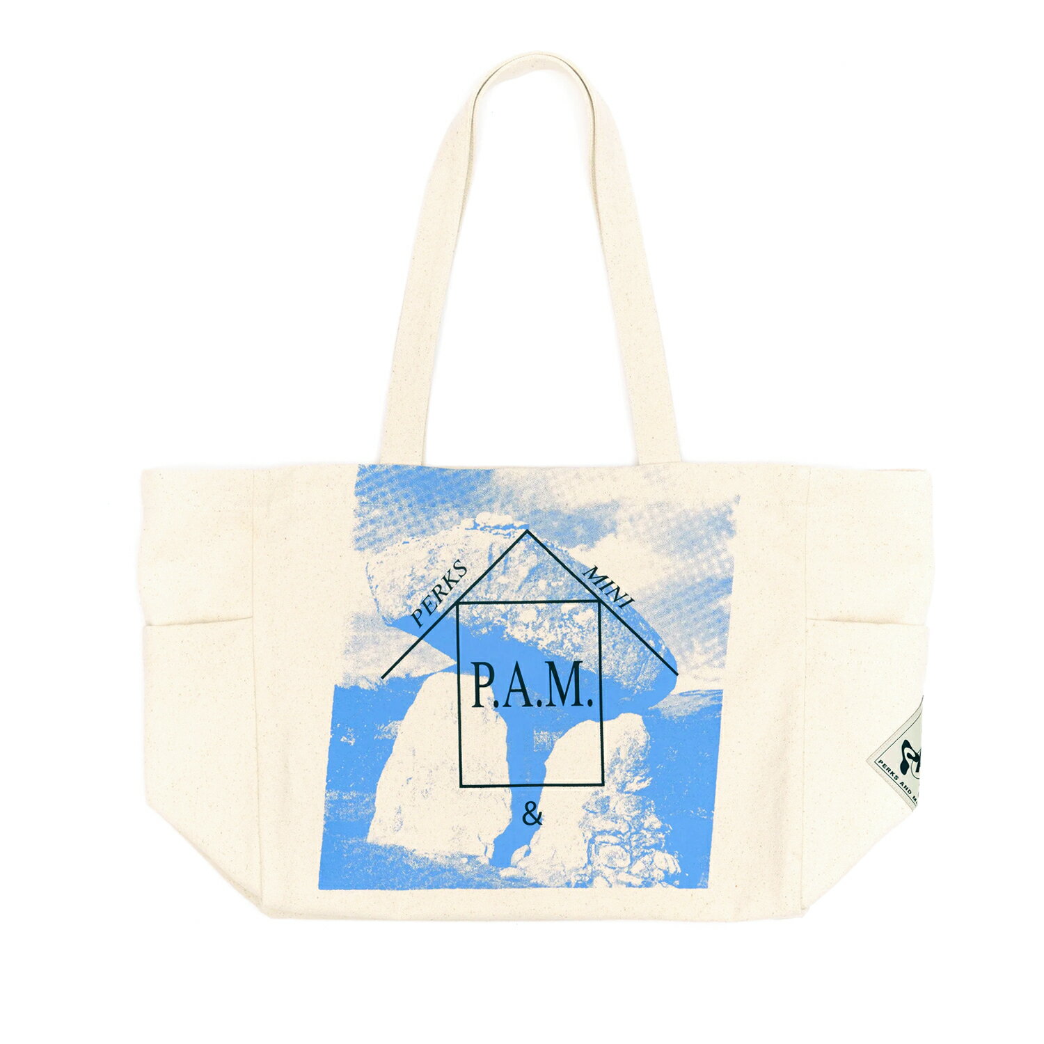 P.A.M. / PERKS AND MINI (p / p[NX Ah ~j) SHOPPER TOTE BAG (ECRU SKY) [PAM g[gobO LoX S OtBbN uh Y fB[X jZbNX] [GN XJC]