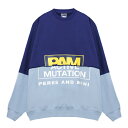 [ő90%OFF SALE] P.A.M. / PERKS AND MINI (p / p[NX Ah ~j) S.LOOPS HALFWAY CREW NECK SWEAT (NAVY BLUE) [PAM XEFbgVc g[i[ N[lbN S Y fB[X jZbNX] [lCr[ u[]