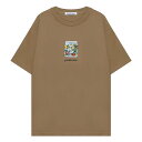 [ő90%OFF SALE] POOLROOM (v[[) IN BLOOM T-SHIRT (SAFARI GREEN) [TVc Jbg\[ XP[^[ A[g S Y fB[X jZbNX] [Tt@ O[]