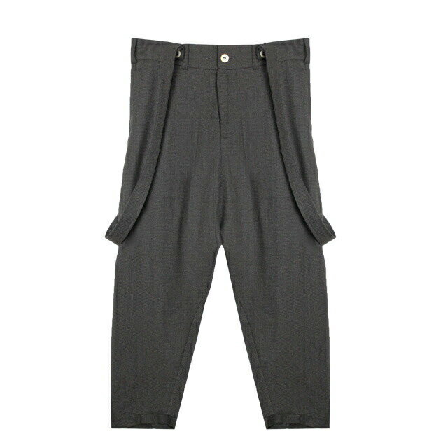 楽天UNEEK BASEMNT[最大90％OFF SALE] RABBITHOLE LONDON （ラビットホール） ENGINEERED PANTS （BROWN） [サスペンダー クロップドパンツ スラックス トラウザー メンズ レディース ユニセックス] [ブラウン]